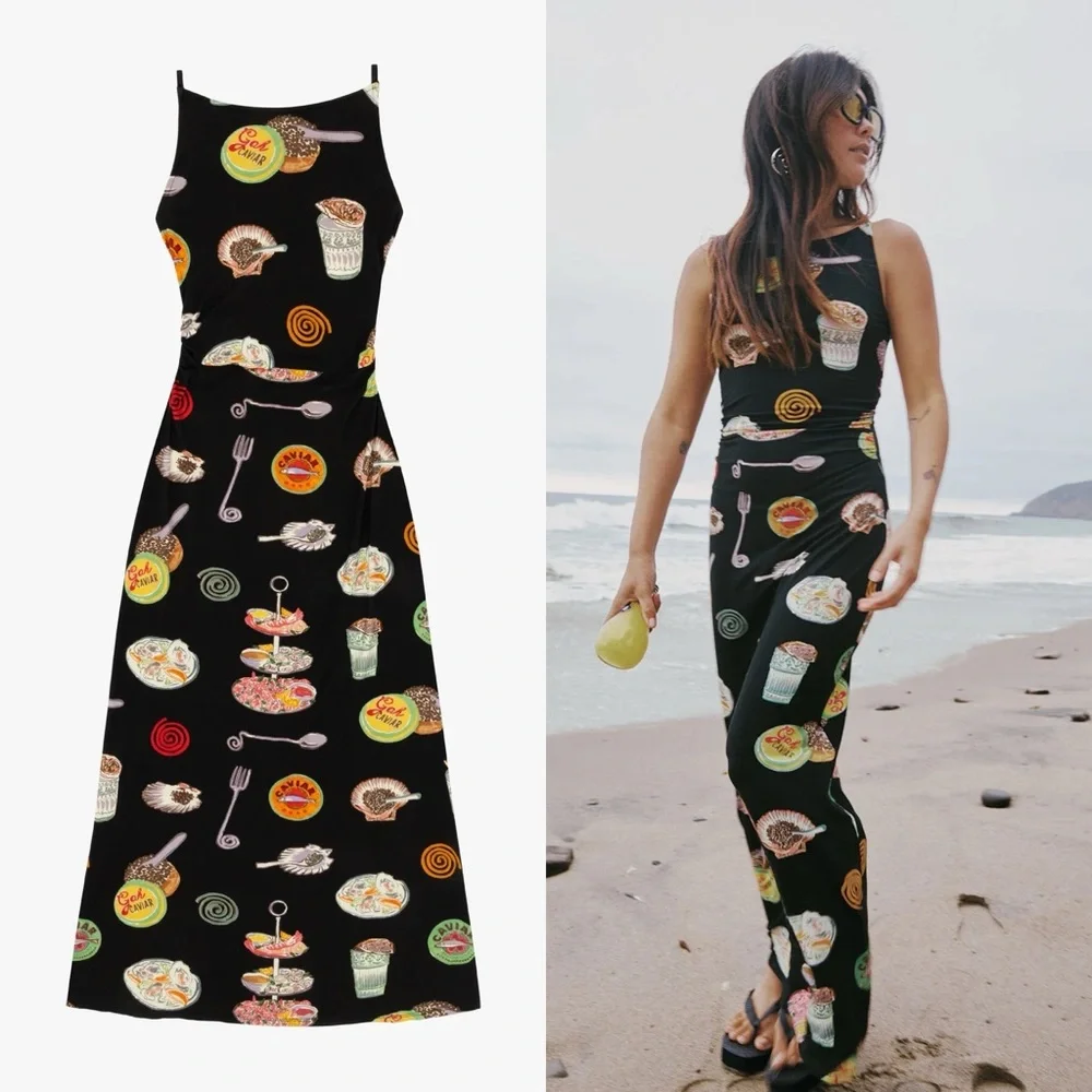 Lisa Says Gah Maya Dress Caviar Dreams Black - Picture 1 of 10